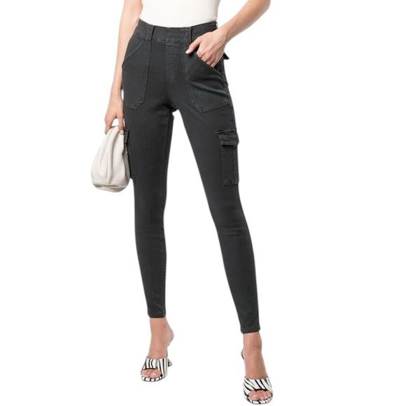 SPANX Pants - SPANX | Women’s Stretch Twill Cargo Ankle Pull On Pants Size Medium